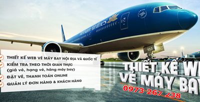 Thiết Kế Website Bán Vé Máy Bay