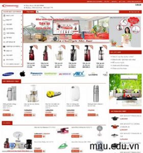Thiết kế website bán đồ gia dụng