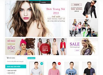 Thiết kế website bán quần áo