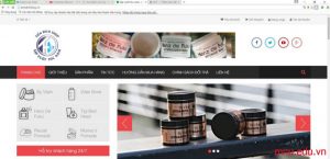Thiết kế website bán sáp vuốt tóc