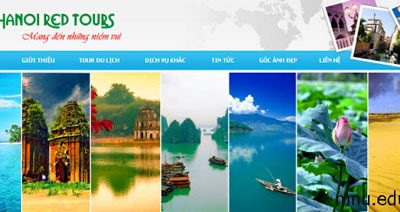Thiết kế website du lịch