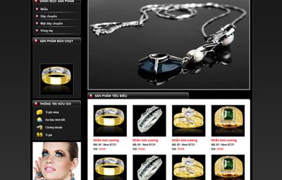 Thiết kế website vàng bạc đá quý