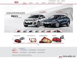 thiết kế web bán ô tô