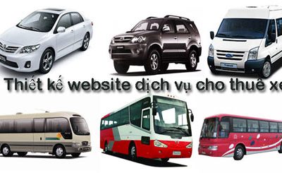 Thiết kế website dịch vụ cho thuê xe